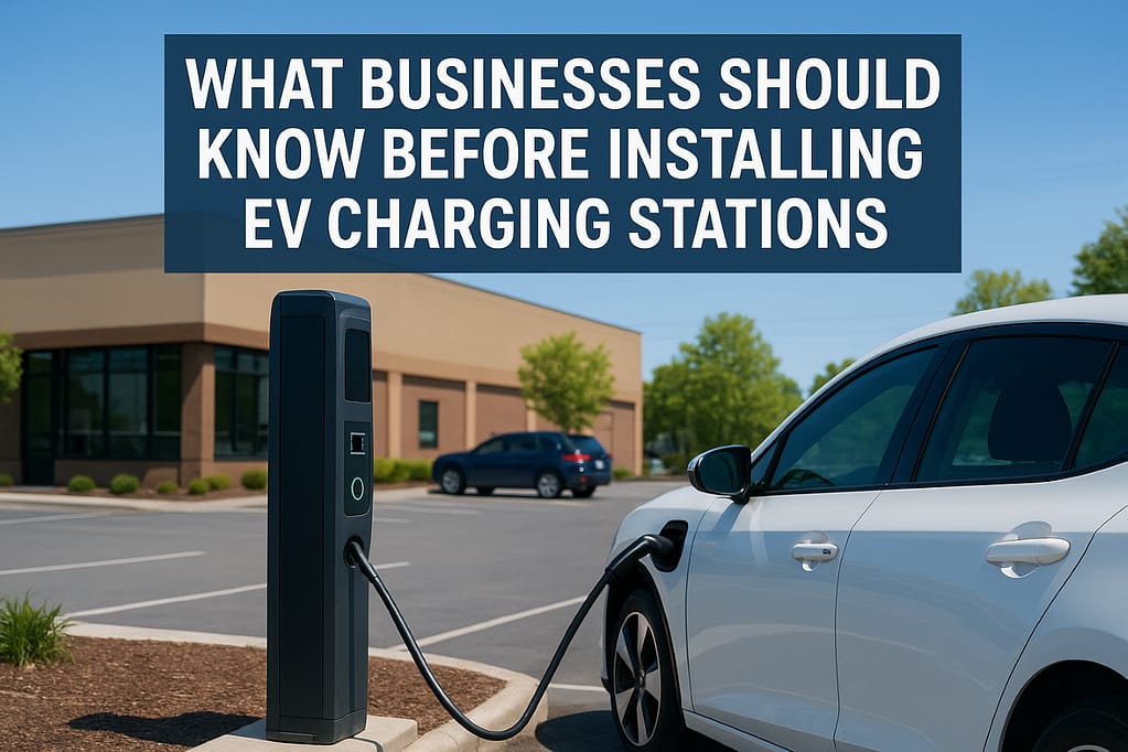 What Businesses Should Know Before Installing EV Charging Stations